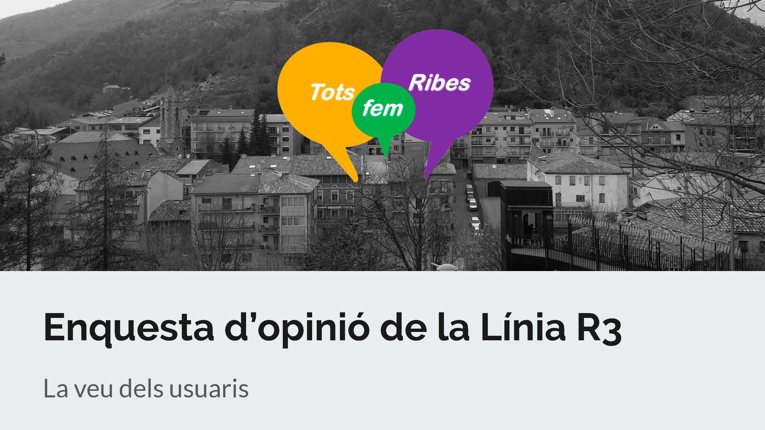 Descarrega i llegeix el resultat de l'enquesta d'opinió de la línia R3