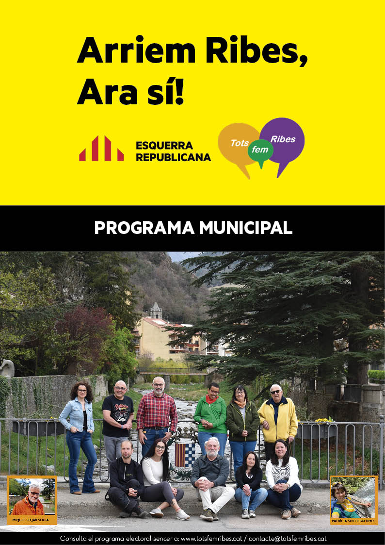 programa tots fem Ribes 23 26 Portada